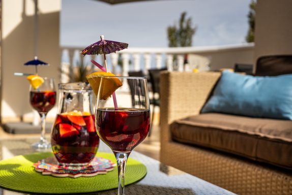 Roof terrace relaxing 